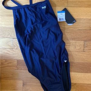 TYR navy bathing suit (NEW)